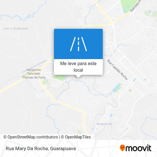 Rua Mary Da Rocha mapa