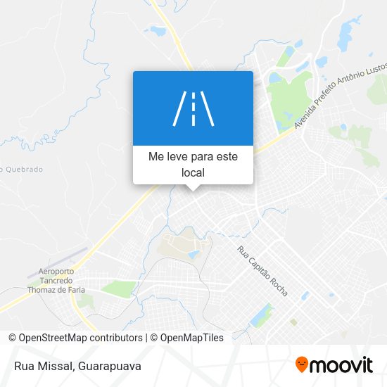 Rua Missal mapa