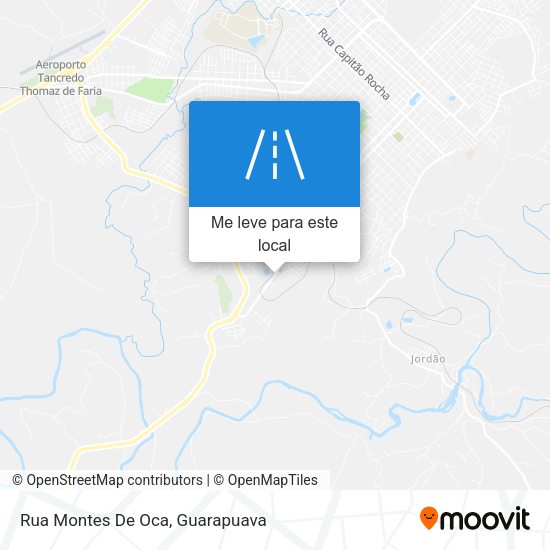 Rua Montes De Oca mapa
