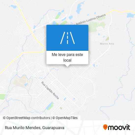 Rua Murilo Mendes mapa