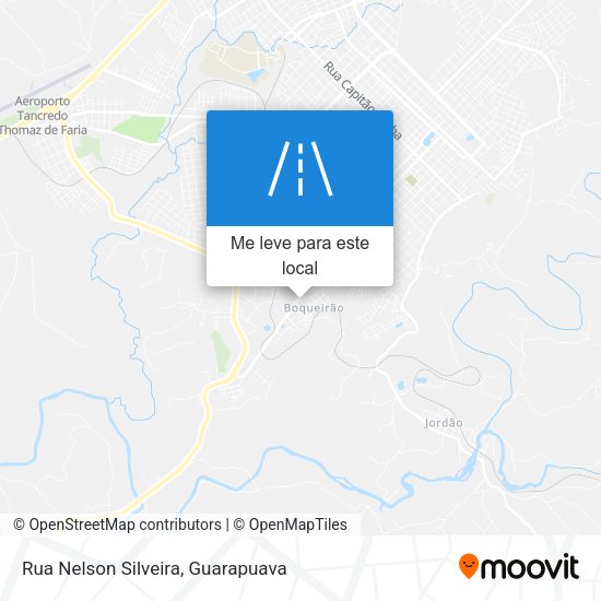 Rua Nelson Silveira mapa