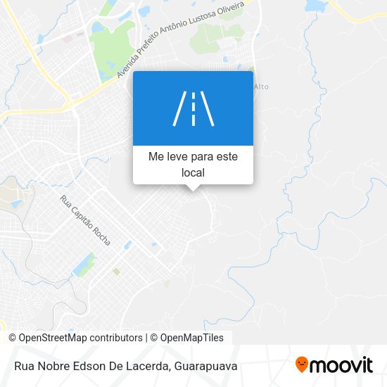 Rua Nobre Edson De Lacerda mapa