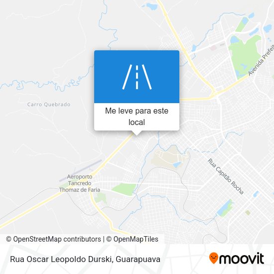 Rua Oscar Leopoldo Durski mapa