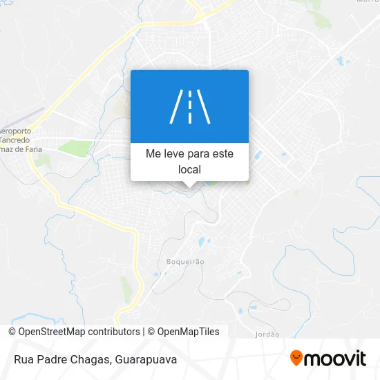Rua Padre Chagas mapa