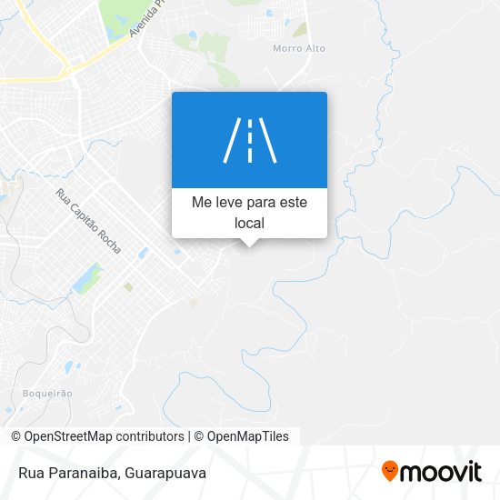 Rua Paranaiba mapa