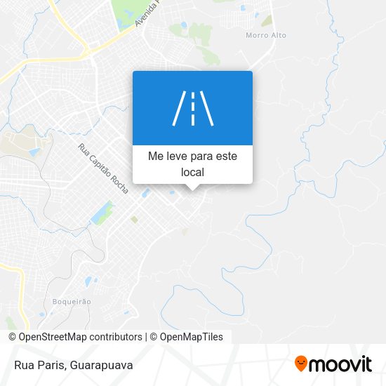 Rua Paris mapa