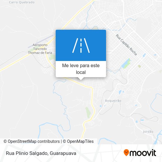 Rua Plinio Salgado mapa