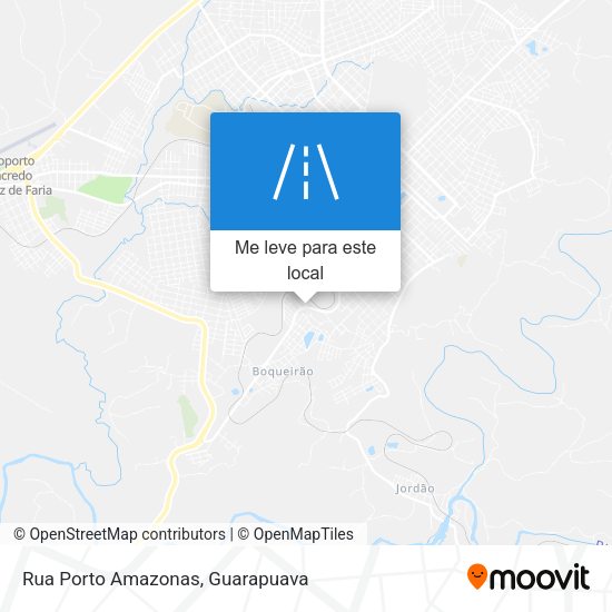 Rua Porto Amazonas mapa