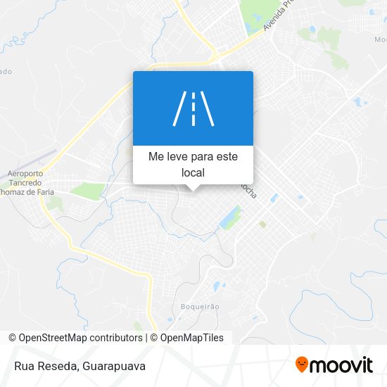 Rua Reseda mapa