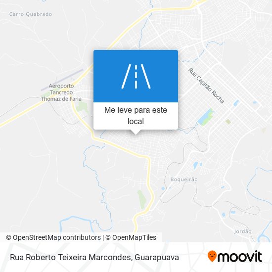 Rua Roberto Teixeira Marcondes mapa