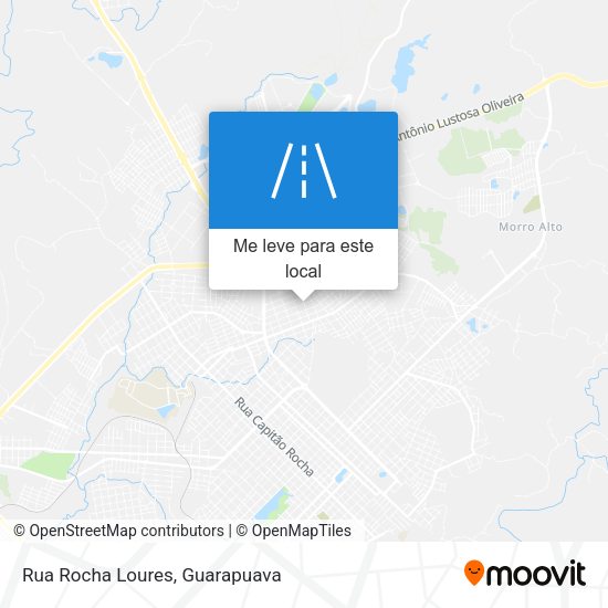 Rua Rocha Loures mapa