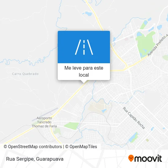 Rua Sergipe mapa
