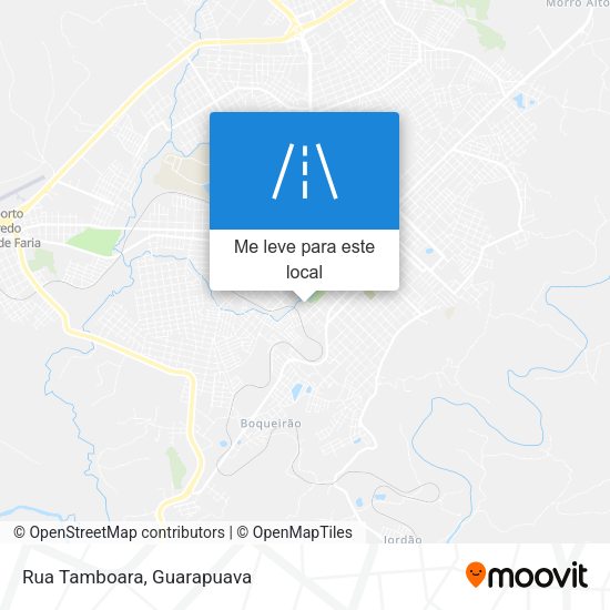 Rua Tamboara mapa
