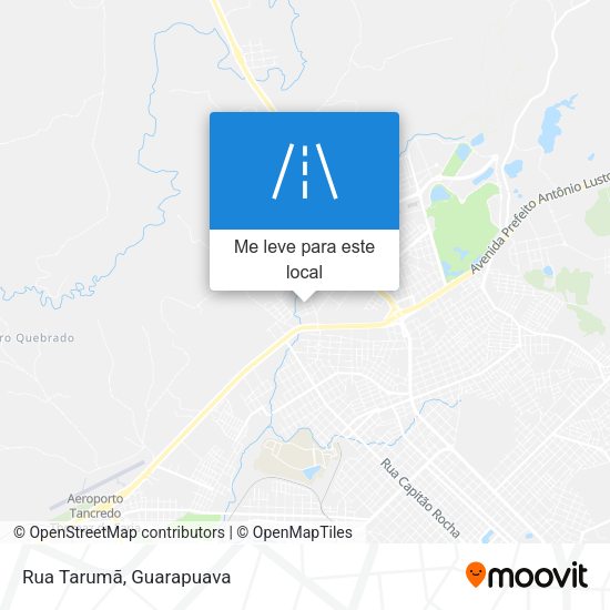 Rua Tarumã mapa