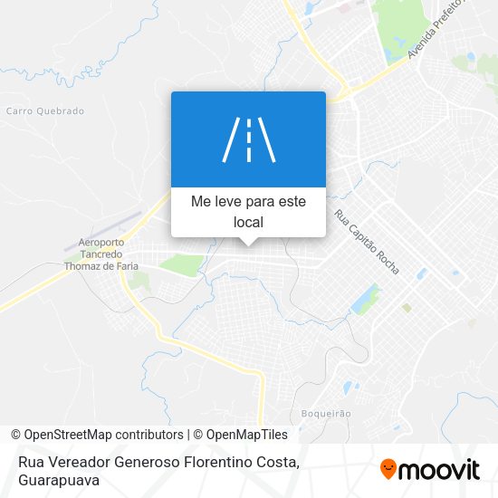 Rua Vereador Generoso Florentino Costa mapa
