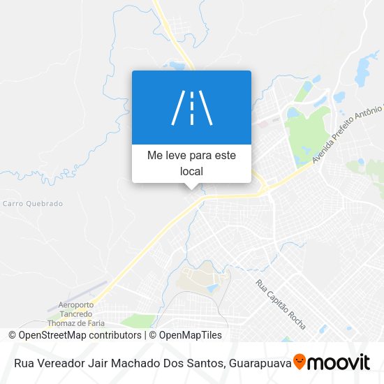 Rua Vereador Jair Machado Dos Santos mapa