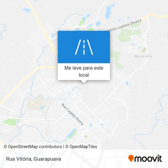 Rua Vitória mapa