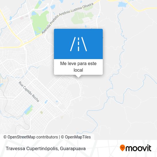 Travessa Cupertinópolis mapa