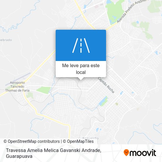 Travessa Amelia Melica Gavanski Andrade mapa