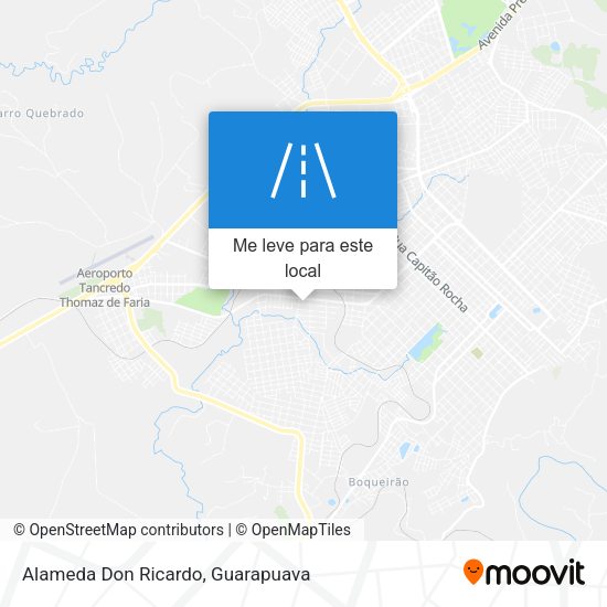 Alameda Don Ricardo mapa
