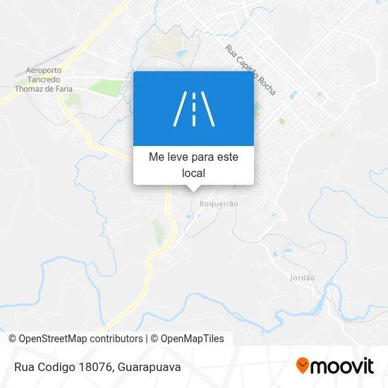 Rua Codigo 18076 mapa