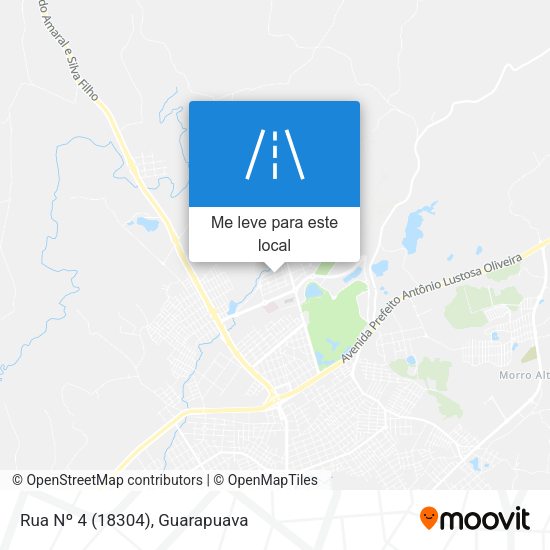 Rua Nº 4 (18304) mapa