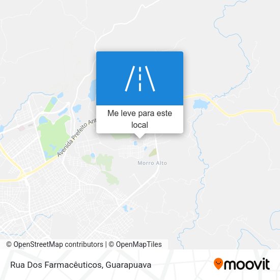 Rua Dos Farmacêuticos mapa