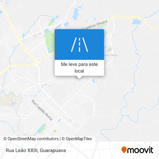 Rua Leão XXIII mapa