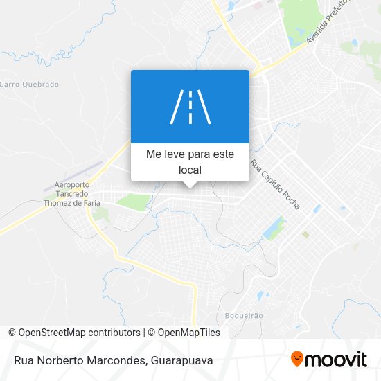 Rua Norberto Marcondes mapa