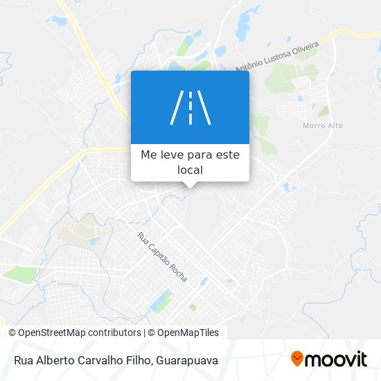 Rua Alberto Carvalho Filho mapa