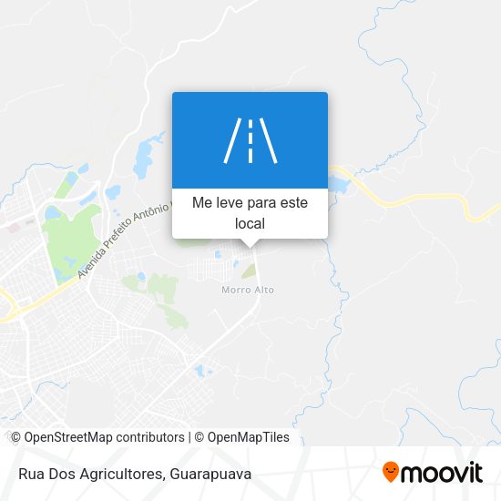 Rua Dos Agricultores mapa
