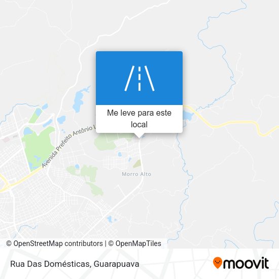 Rua Das Domésticas mapa