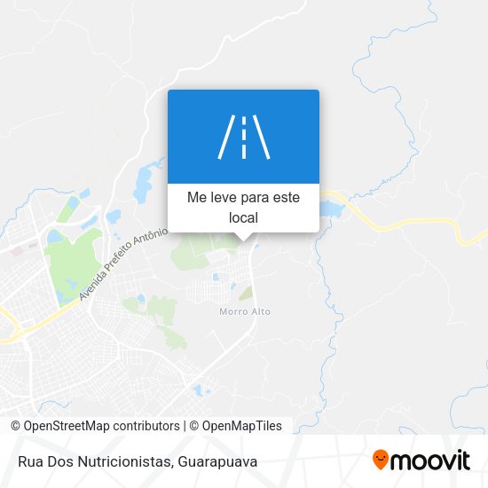Rua Dos Nutricionistas mapa