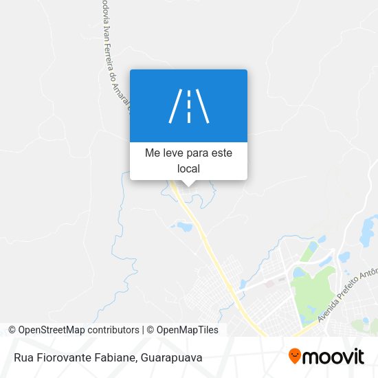 Rua Fiorovante Fabiane mapa