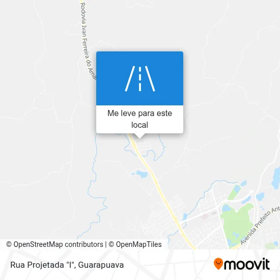 Rua Projetada "I" mapa