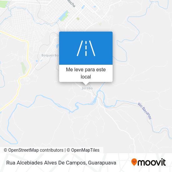 Rua Alcebiades Alves De Campos mapa