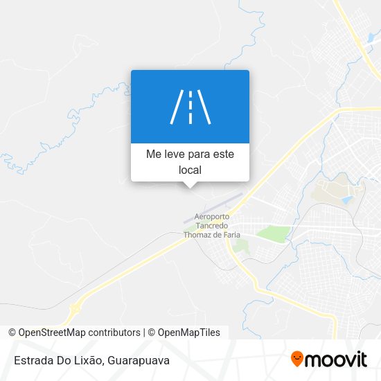 Estrada Do Lixão mapa