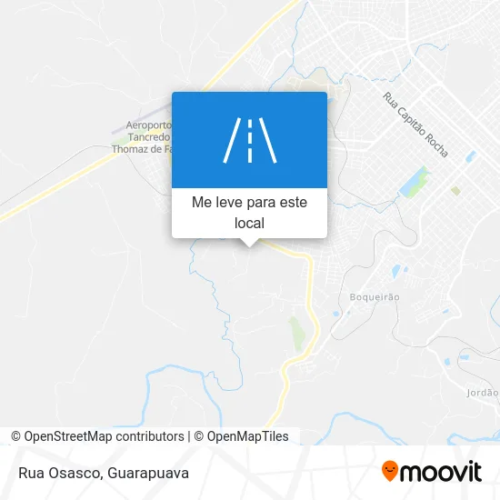 Rua Osasco mapa