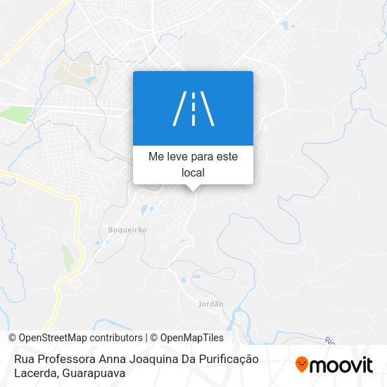 Rua Professora Anna Joaquina Da Purificação Lacerda mapa