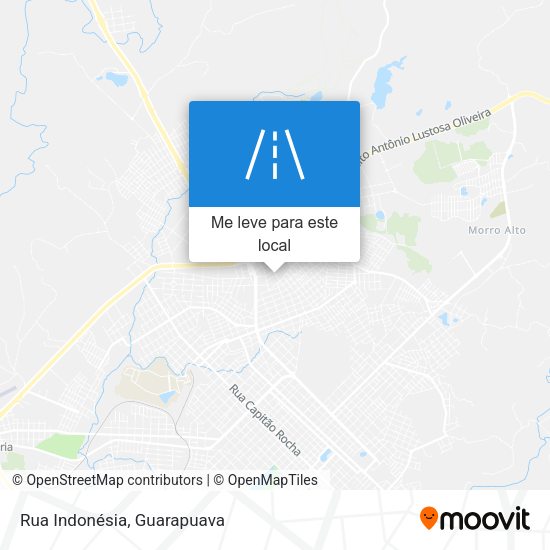 Rua Indonésia mapa