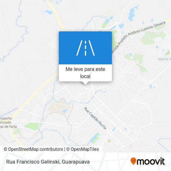 Rua Francisco Gelinski mapa
