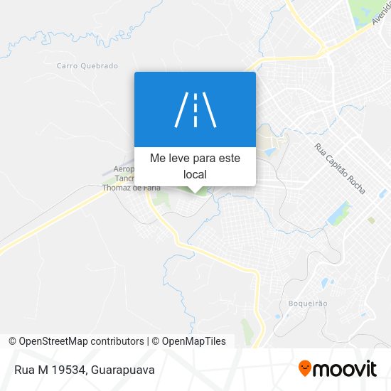 Rua M 19534 mapa