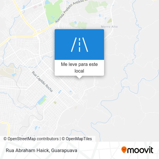 Rua Abraham Haick mapa