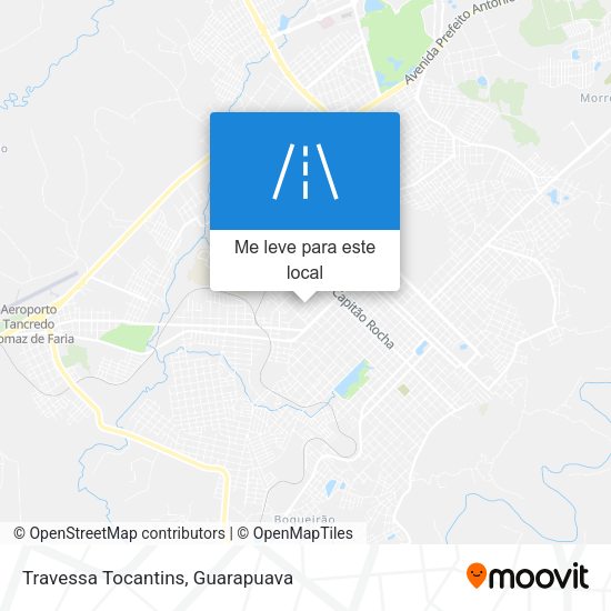 Travessa Tocantins mapa