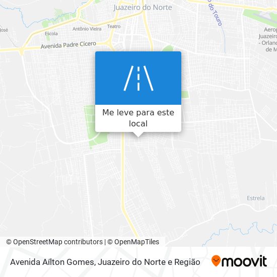 Avenida Aílton Gomes mapa