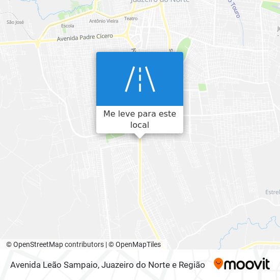 Avenida Leão Sampaio mapa
