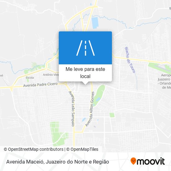 Avenida Maceió mapa