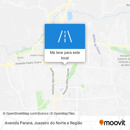 Avenida Paraná mapa