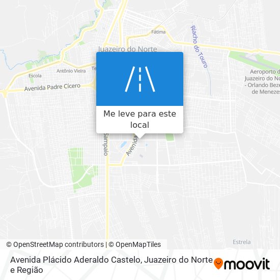 Avenida Plácido Aderaldo Castelo mapa