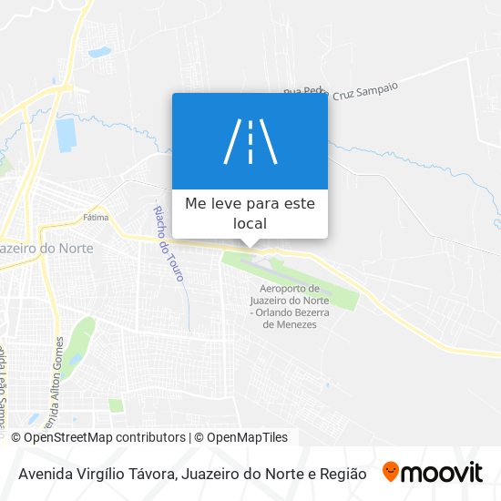 Avenida Virgílio Távora mapa